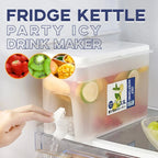 Refrigerator Beverage Dispenser Built-In Faucet Space-Saving 3.5L Capacity