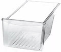 Refrigerator Crisper Pan Clear Plastic Tool-Free Humidity Control