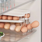 Refrigerator Egg Holder Automatic Sliding 12-16 Eggs