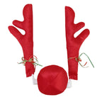 Reindeer Antlers Headband Soft Fabric Flexible Band