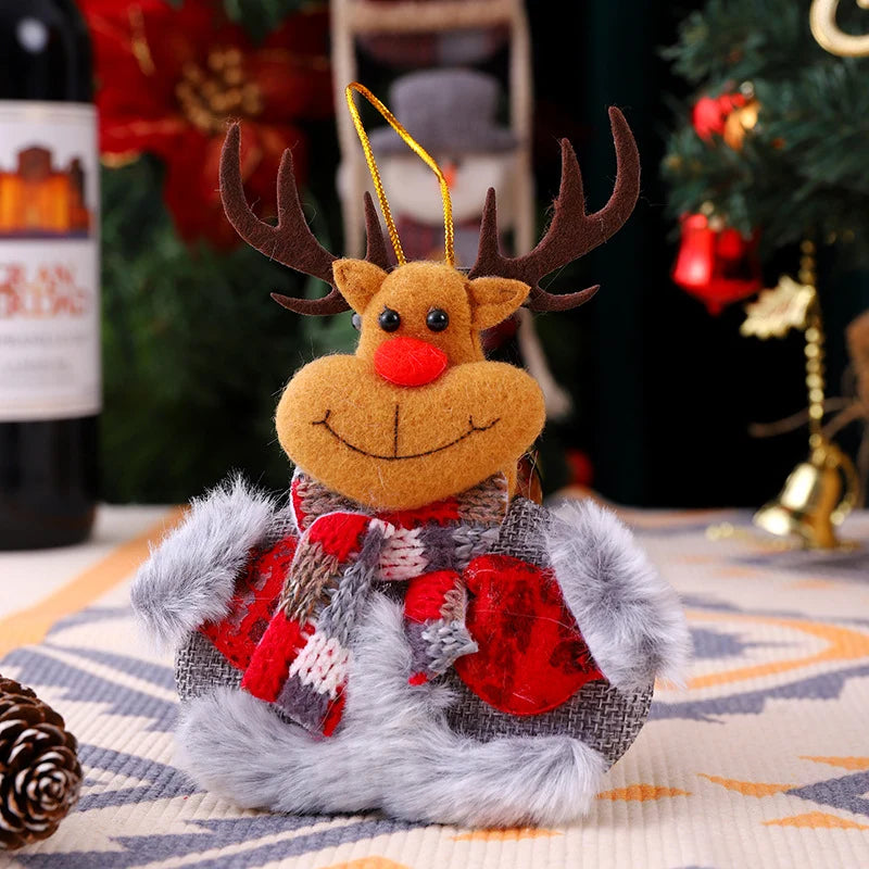 Reindeer Figure Felt & Plush Tabletop Accent