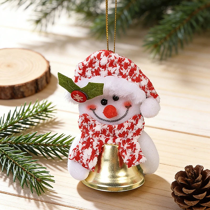 Reindeer Hanging Ornament Felt Red Nose & Festive Scarf