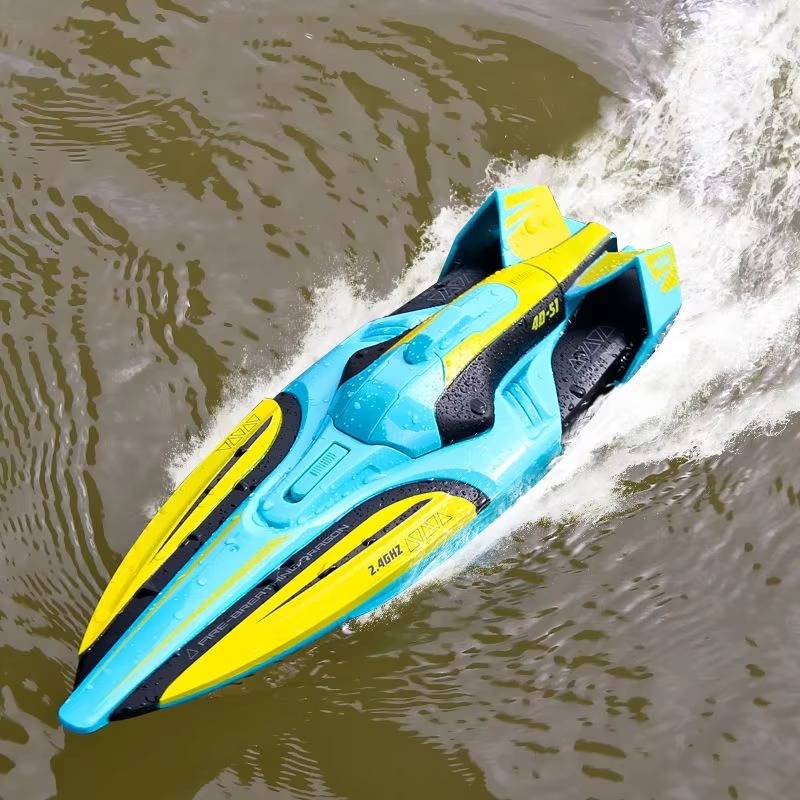 Remote Control Boat Dual Motor Waterproof 30 Minute Runtime
