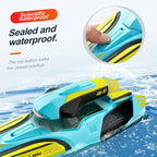 Remote Control Boat Dual Motor Waterproof 30 Minute Runtime