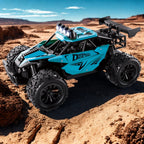 Remote Control Car Alloy Body USB Rechargeable LED Headlights
