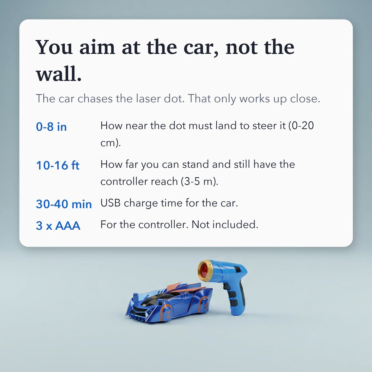 Remote Control Car Wall-Climbing Laser-Guided Remote USB Rechargeable