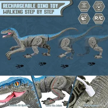 Remote Control Dinosaur 2.4G USB Rechargeable Sound & Lights