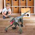 Remote Control Dinosaur Lifelike Movement & Sounds USB Charging
