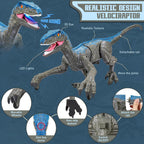 Remote Control Dinosaur Lifelike Movement & Sounds USB Charging