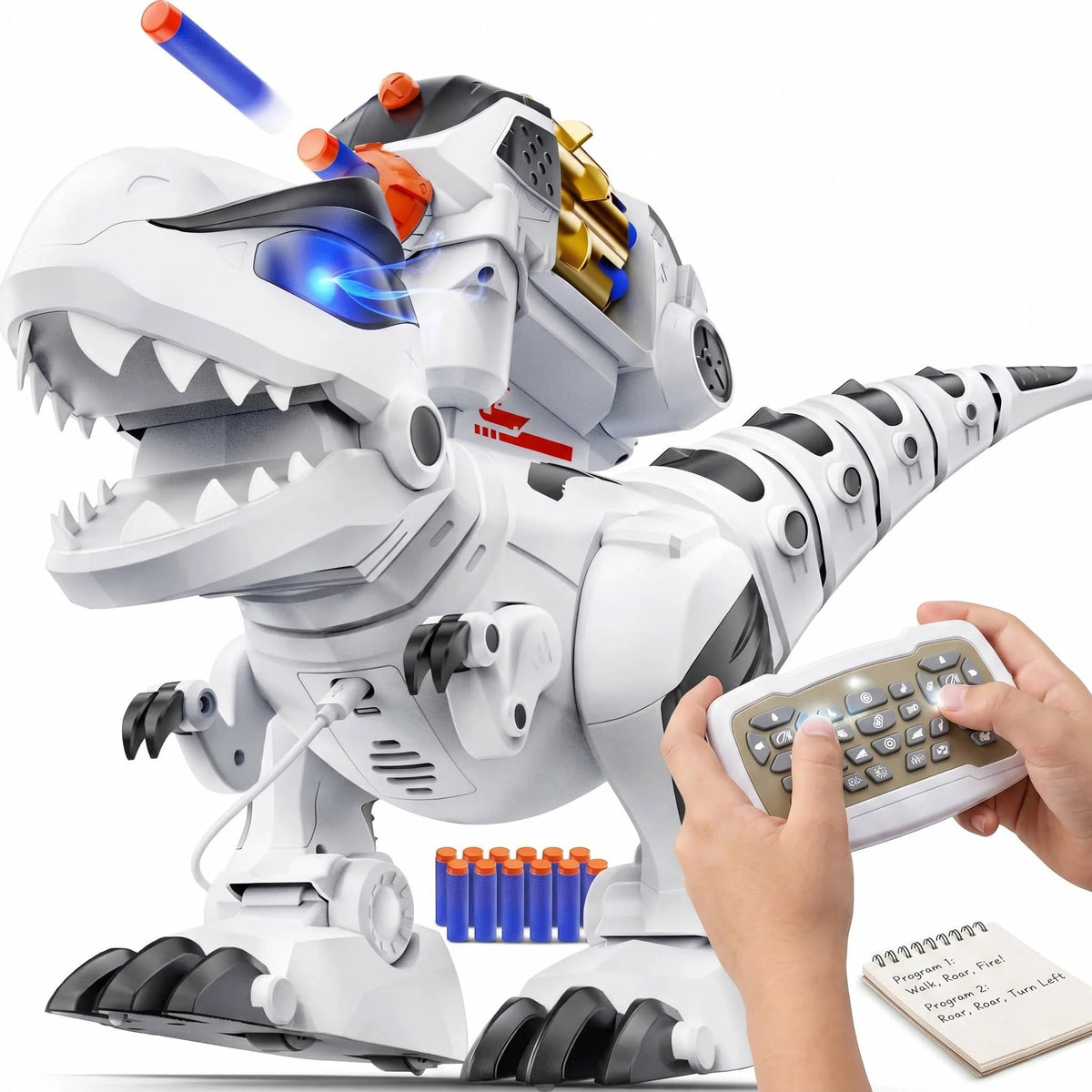 Remote Control Dinosaur Programmable & Rechargeable 22 Inch