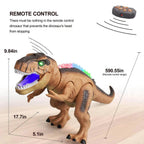 Remote Control Dinosaur Walking & Roaring LED Lights