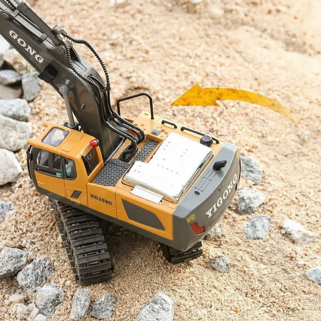 Remote-Control Excavator 2.4GHz Movable Arm & Bucket