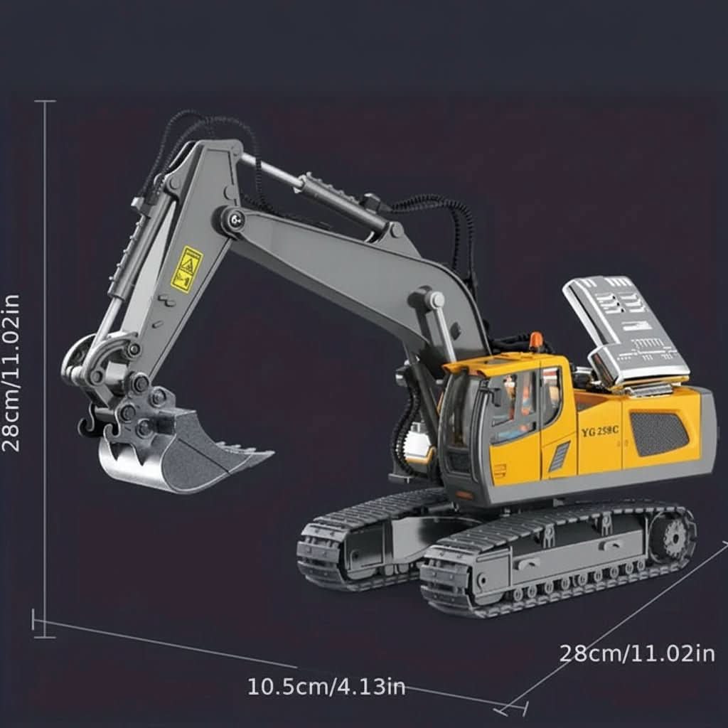 Remote-Control Excavator 2.4GHz Movable Arm & Bucket