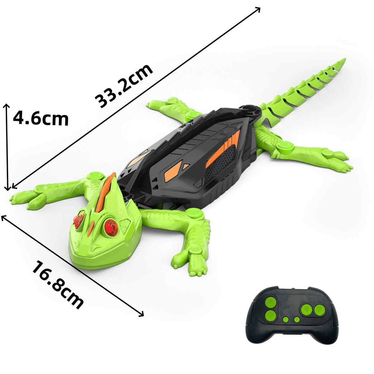 Remote Control Lizard Toy 360° Rotating Lifelike Motion