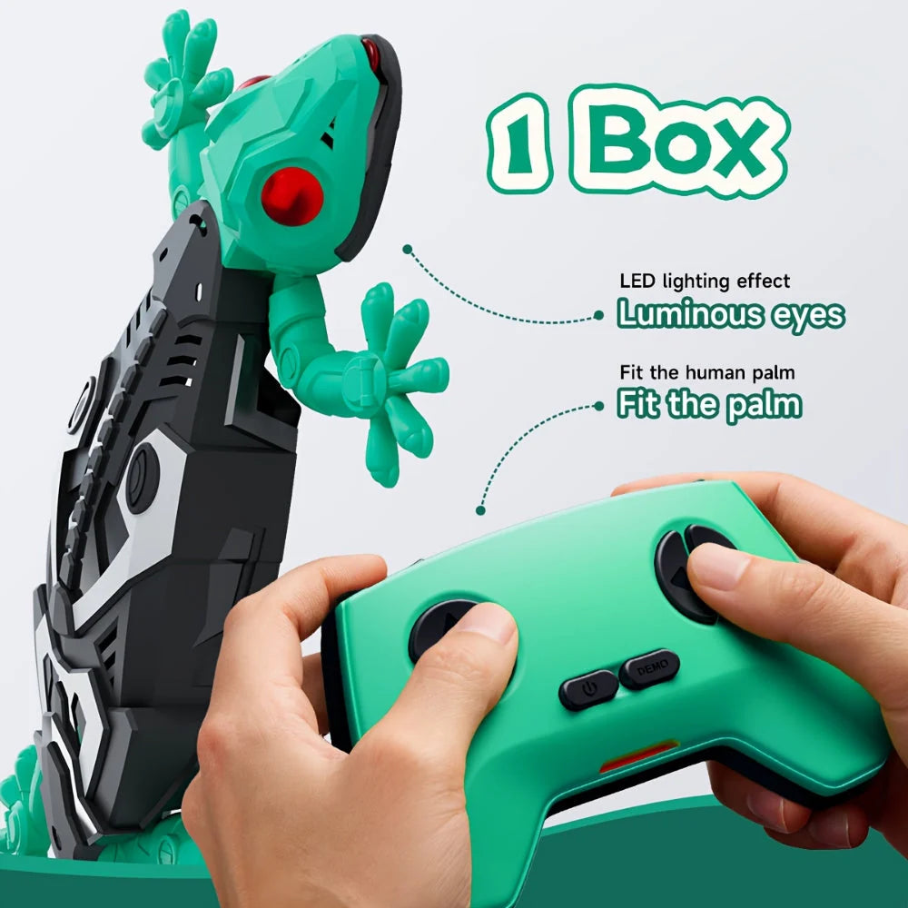 Remote Control Lizard Toy Wall-Climbing Rechargeable 33 Ft Range