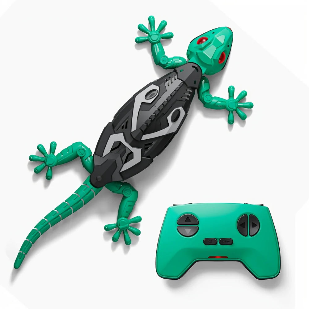 Remote Control Lizard Toy Wall-Climbing Rechargeable 33 Ft Range