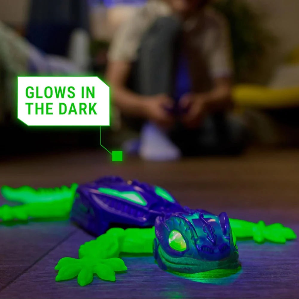 Remote Control Lizard USB Rechargeable Glow-In-The-Dark 25 Ft Range