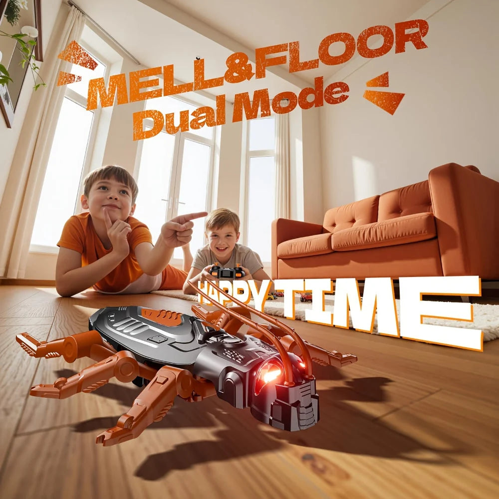 Remote Control Robot Wall & Floor Dual-Mode USB Rechargeable