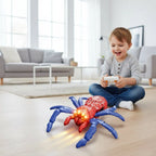 Remote Control Spider Wall-Climbing Vacuum Suction & LED Eyes