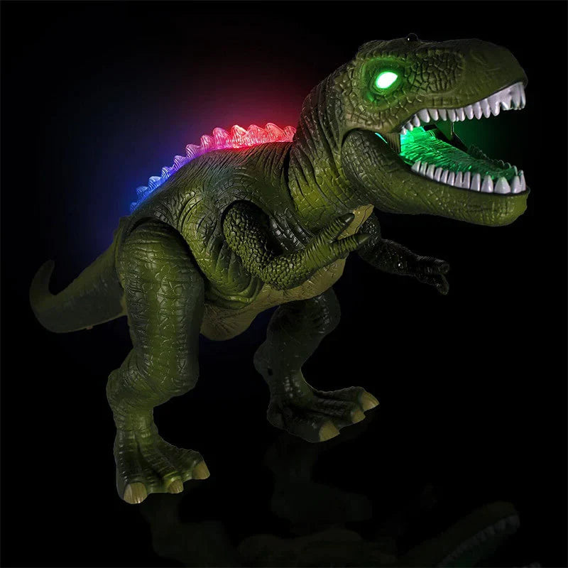 Remote Control T-Rex Walking Roaring LED Lights