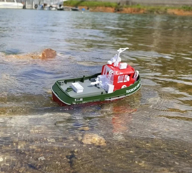 Remote Control Tugboat Dual Motors & 164 Ft Range