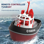 Remote Control Tugboat Dual Motors USB Rechargeable