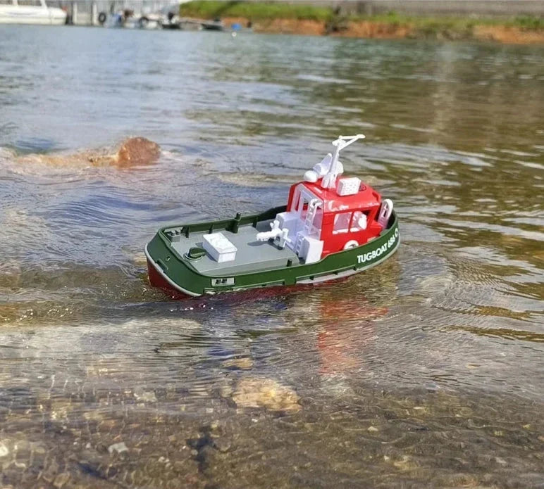 Remote Control Tugboat Dual Motors USB Rechargeable