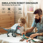 Remote Control Velociraptor Walking & Growling Glowing 3D Eyes