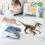Remote Control Velociraptor Walking & Growling Glowing 3D Eyes