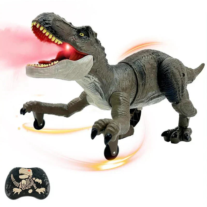 Remote-Controlled Dinosaur Walking Mist & Sound Rechargeable