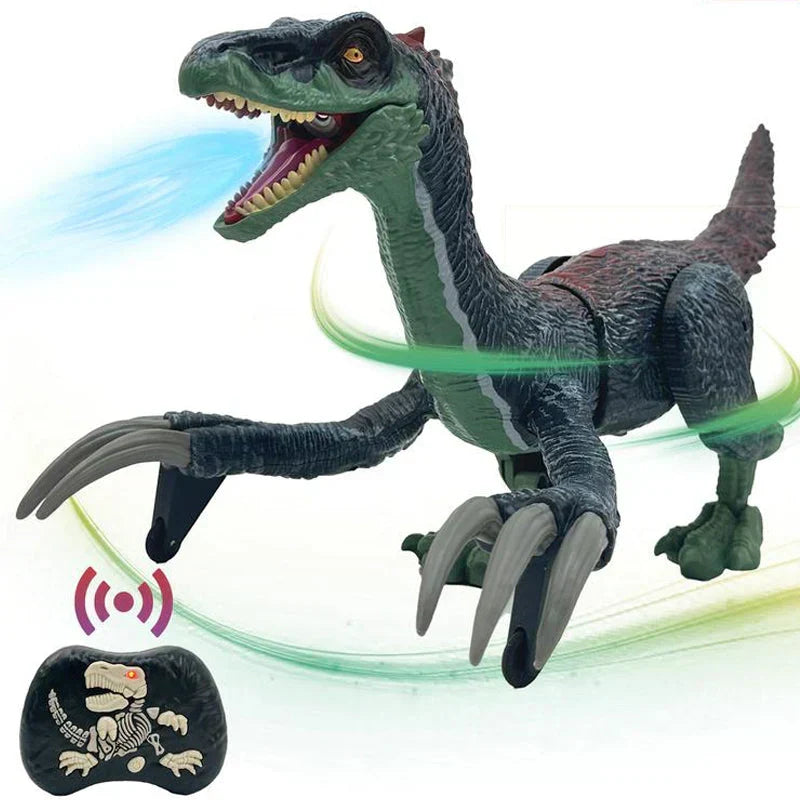 Remote-Controlled Dinosaur Walking Mist & Sound Rechargeable