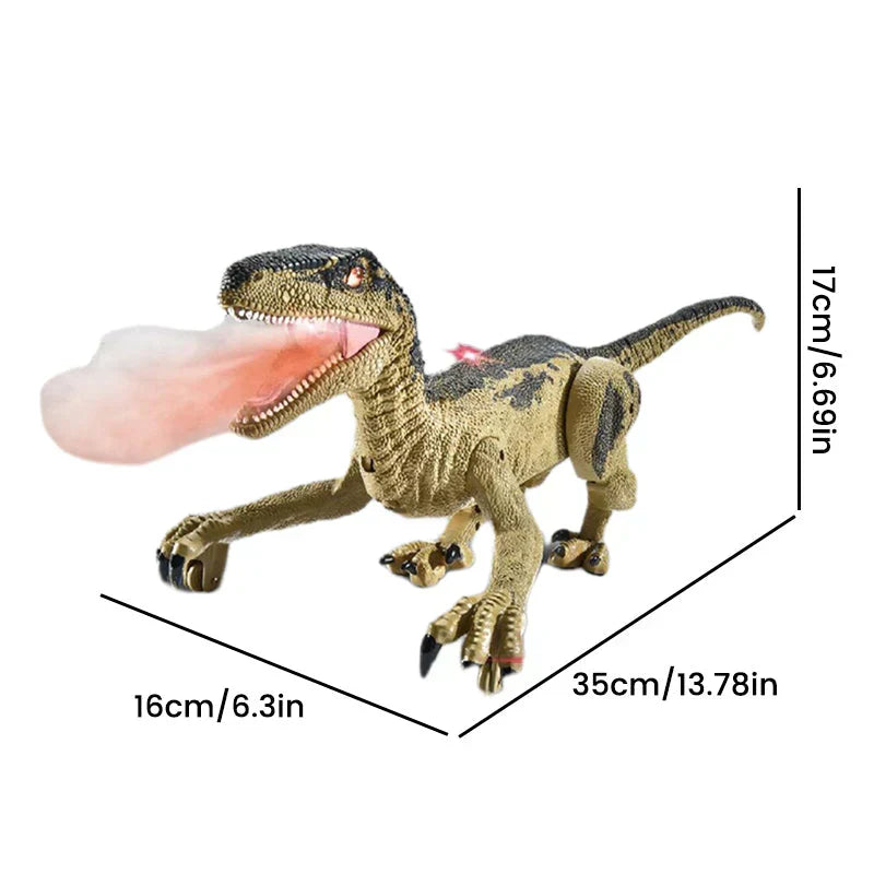 Remote-Controlled Dinosaur Walking Mist & Sound Rechargeable
