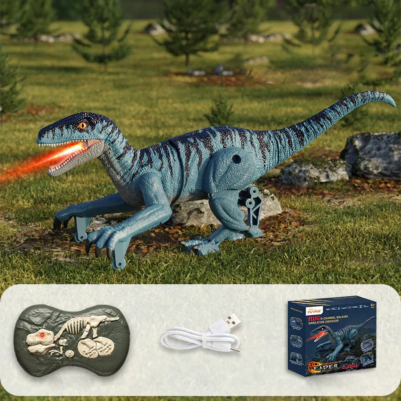 Remote-Controlled Dinosaur Walking Mist & Sound Rechargeable