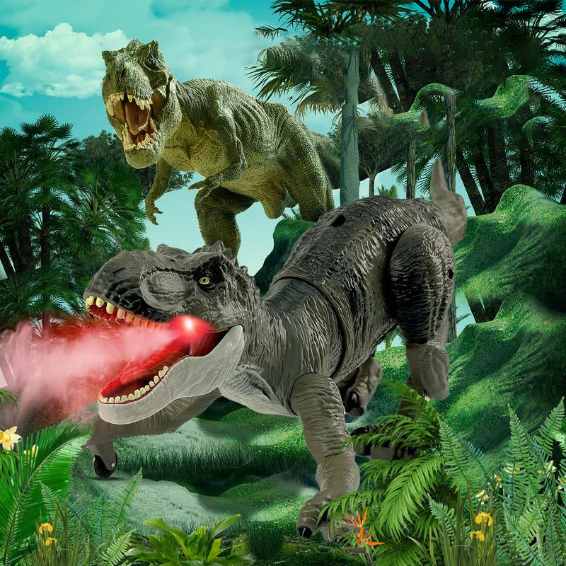 Remote-Controlled Dinosaur Walking Mist & Sound Rechargeable