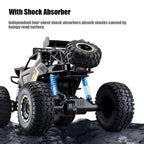 Remote-Controlled Monster Truck 4WD Metal Chassis High Speed