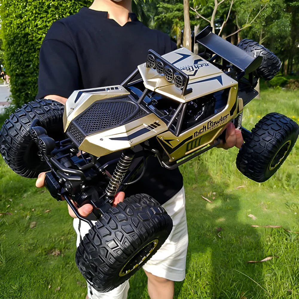 Remote-Controlled Monster Truck 4WD Metal Chassis High Speed