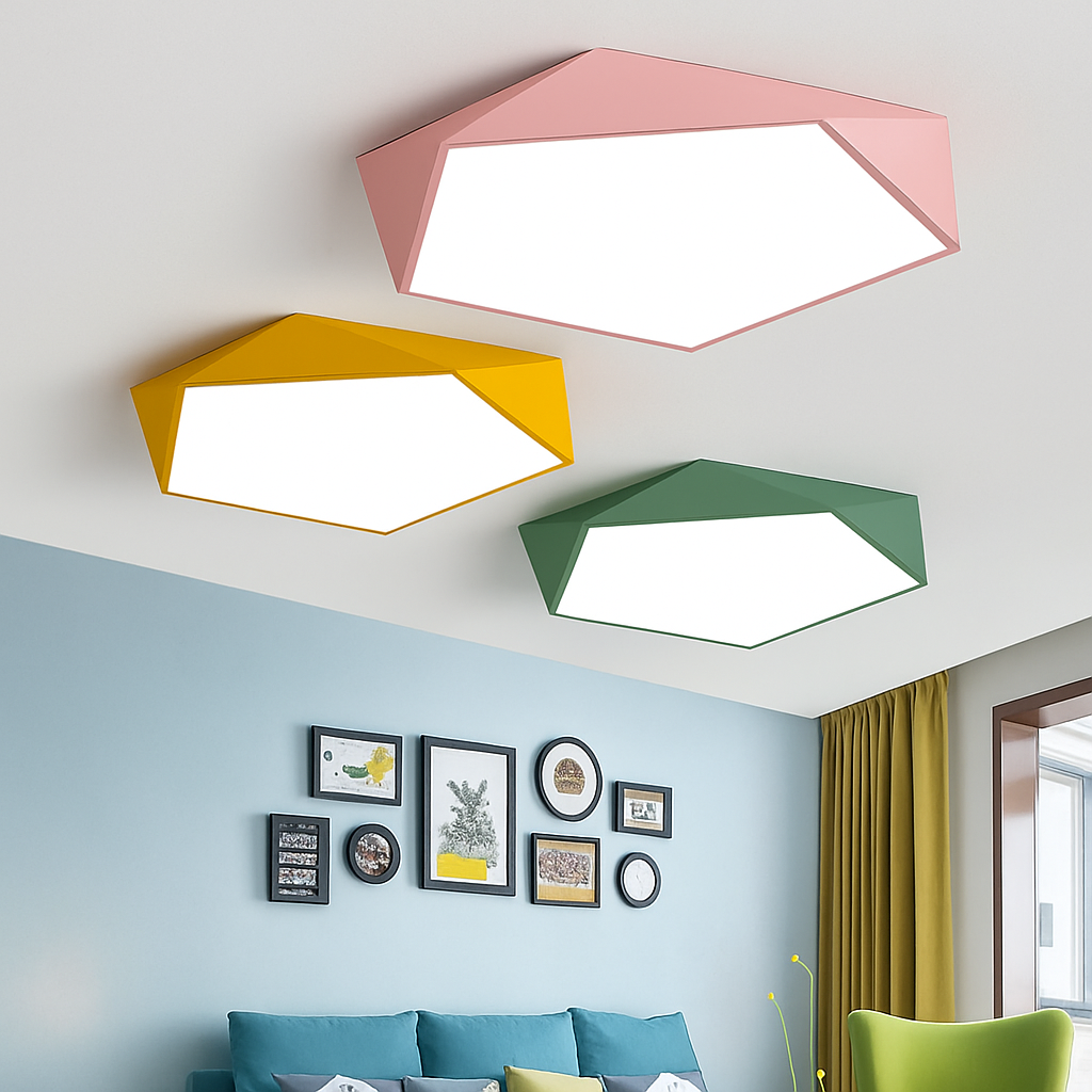 Remote-Dimmable & Color-Adjustable LED Ceiling Light