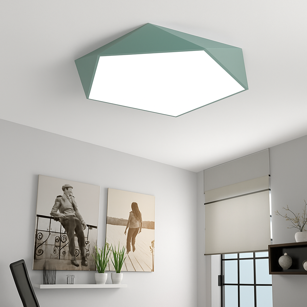 Remote-Dimmable & Color-Adjustable LED Ceiling Light