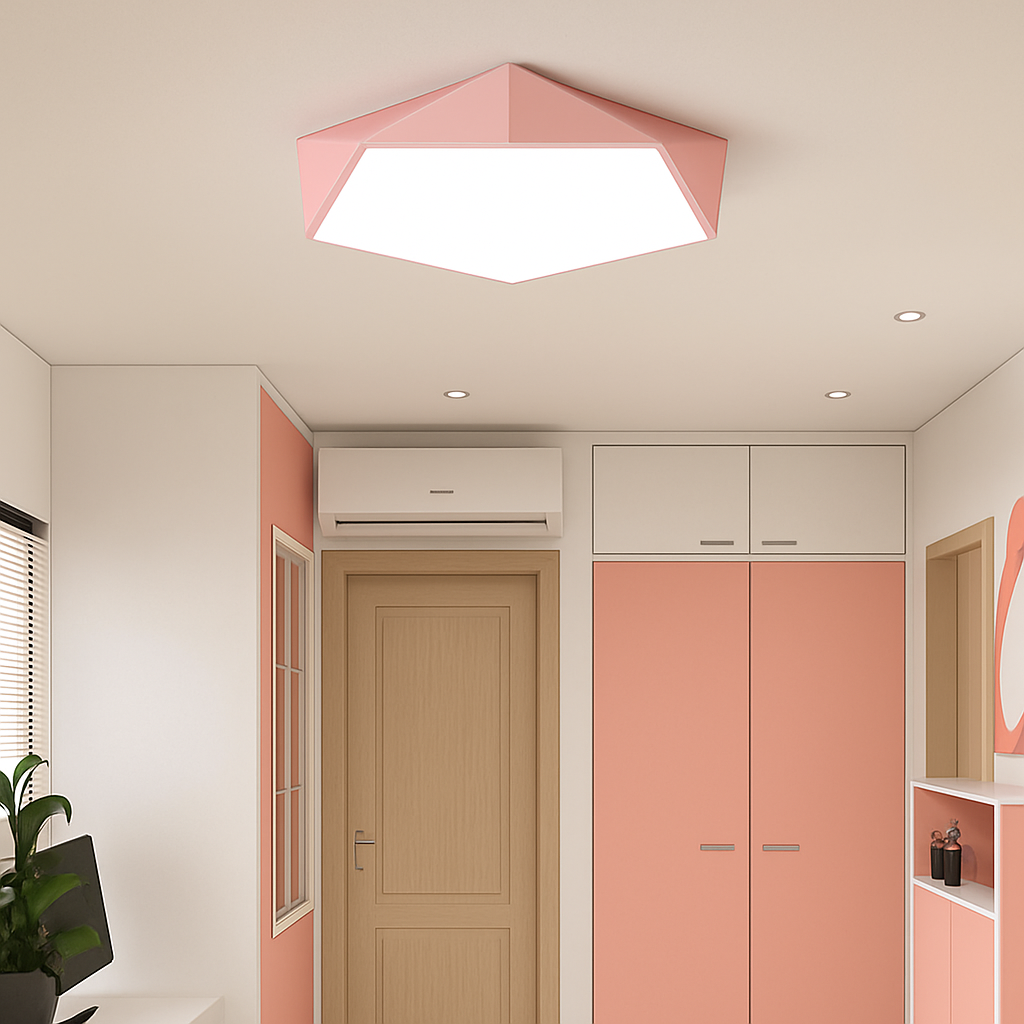 Remote-Dimmable & Color-Adjustable LED Ceiling Light