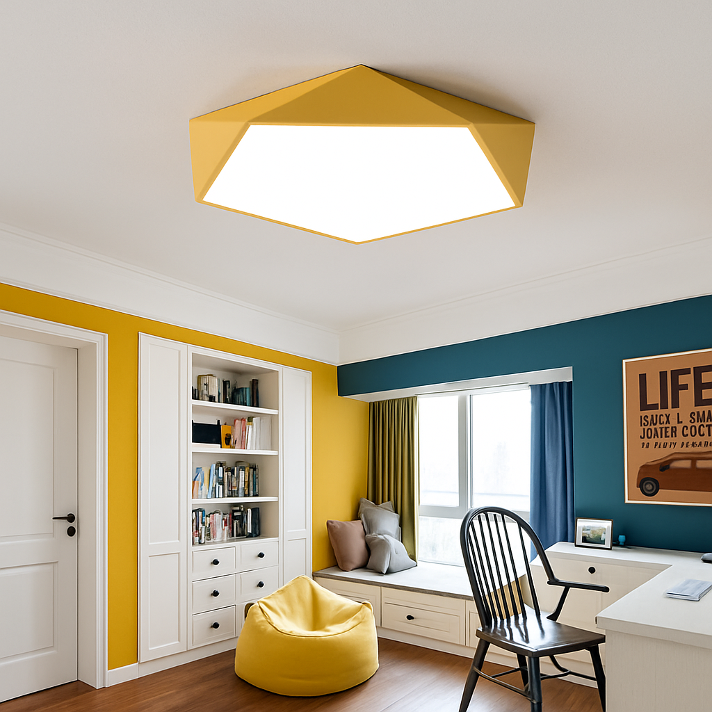 Remote-Dimmable & Color-Adjustable LED Ceiling Light