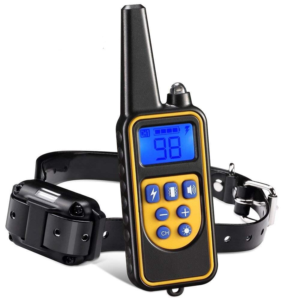 Remote Dog Training Collar 0.5 Mile Range Adjustable Intensity