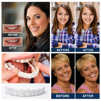 Removable Denture Adjustable Fit Reusable Natural Looking