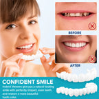 Removable Denture Adjustable Fit Reusable Natural Looking