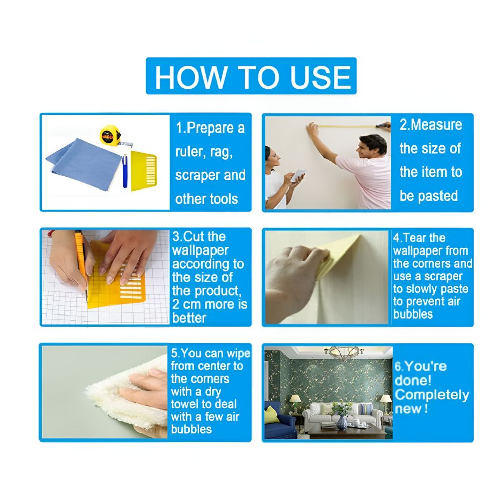 Removable Self-Adhesive Peel & Stick Wallpaper (21 x 118 in)