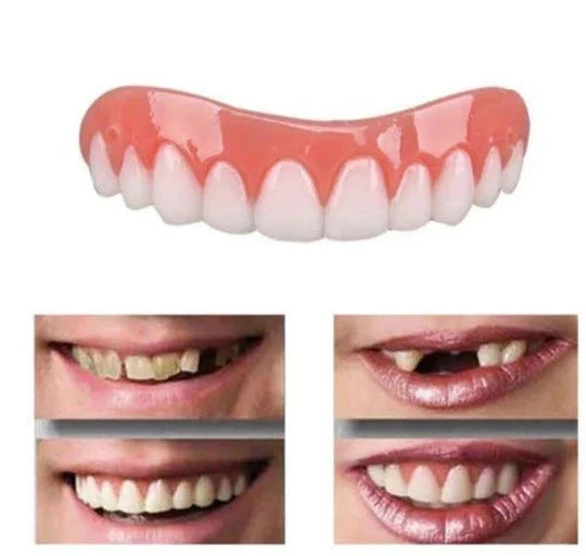 Removable Teeth Cover Slim & Natural-Looking Slip-On Fit