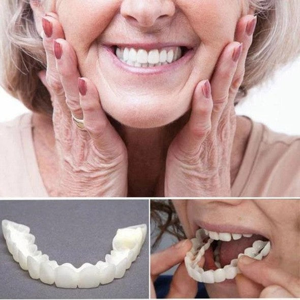 Removable Veneers Set Natural-Looking Acrylic Resin