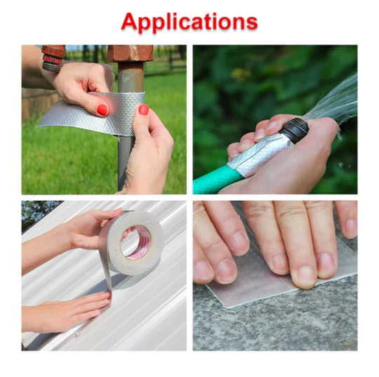 Repair Tape Waterproof Peel-And-Stick Aluminum & Butyl