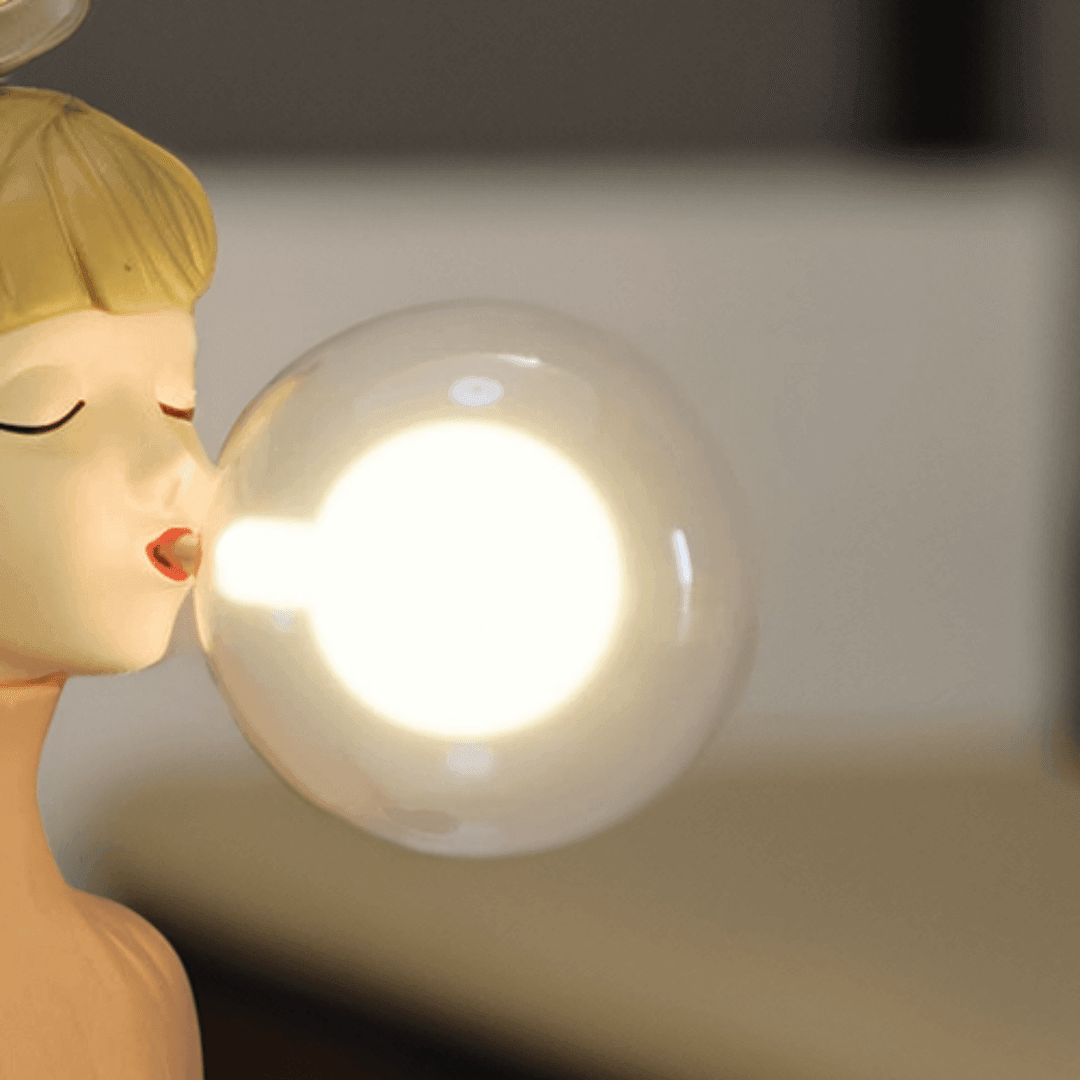 Replacement Glass Bubble Table Lamp Shade