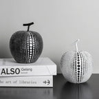 Resin Polka Dot Apple Sculpture (Compact)
