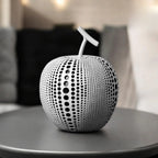 Resin Polka Dot Apple Sculpture (Compact)